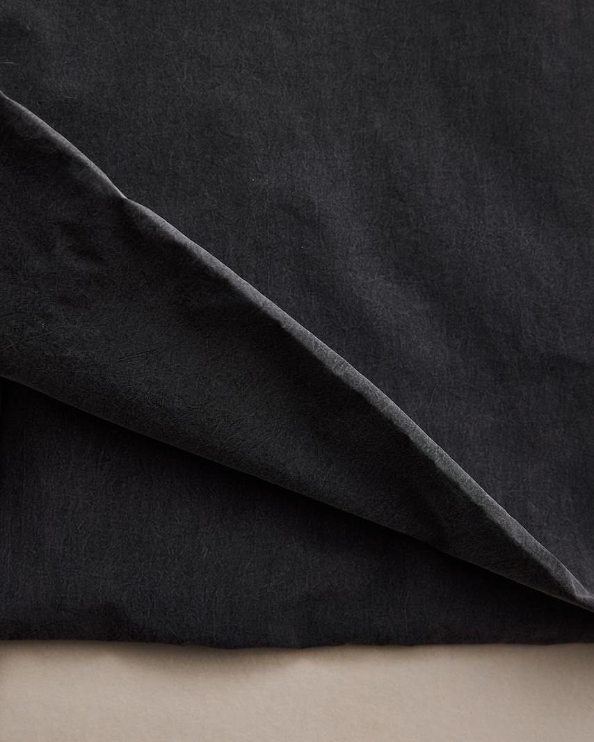 NICENESS(ナイスネス) / ROWAN / ローワン (縮絨ナイロンパデッドロングコート) / GRAY / 26AW
