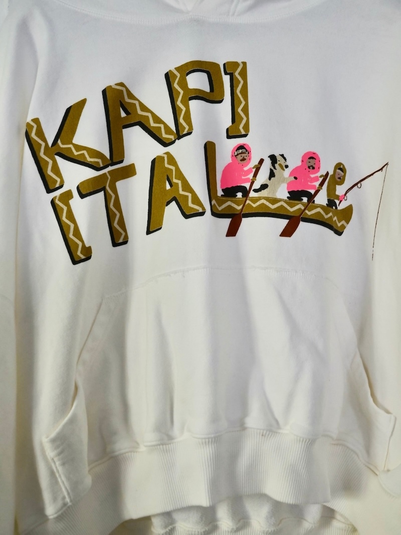 KAPITAL(キャピタル) / 裏毛 デビルフードパーカー (カヌー