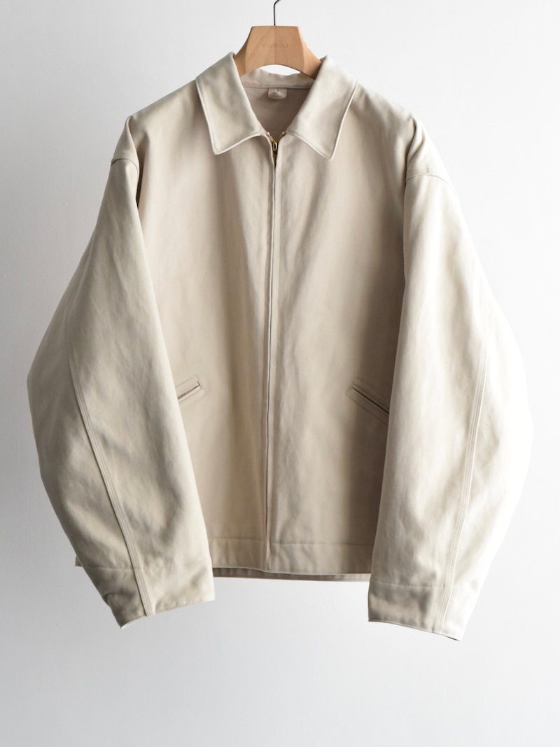COMOLI(コモリ) / コットンツイル ジップショートジャケット 25AW