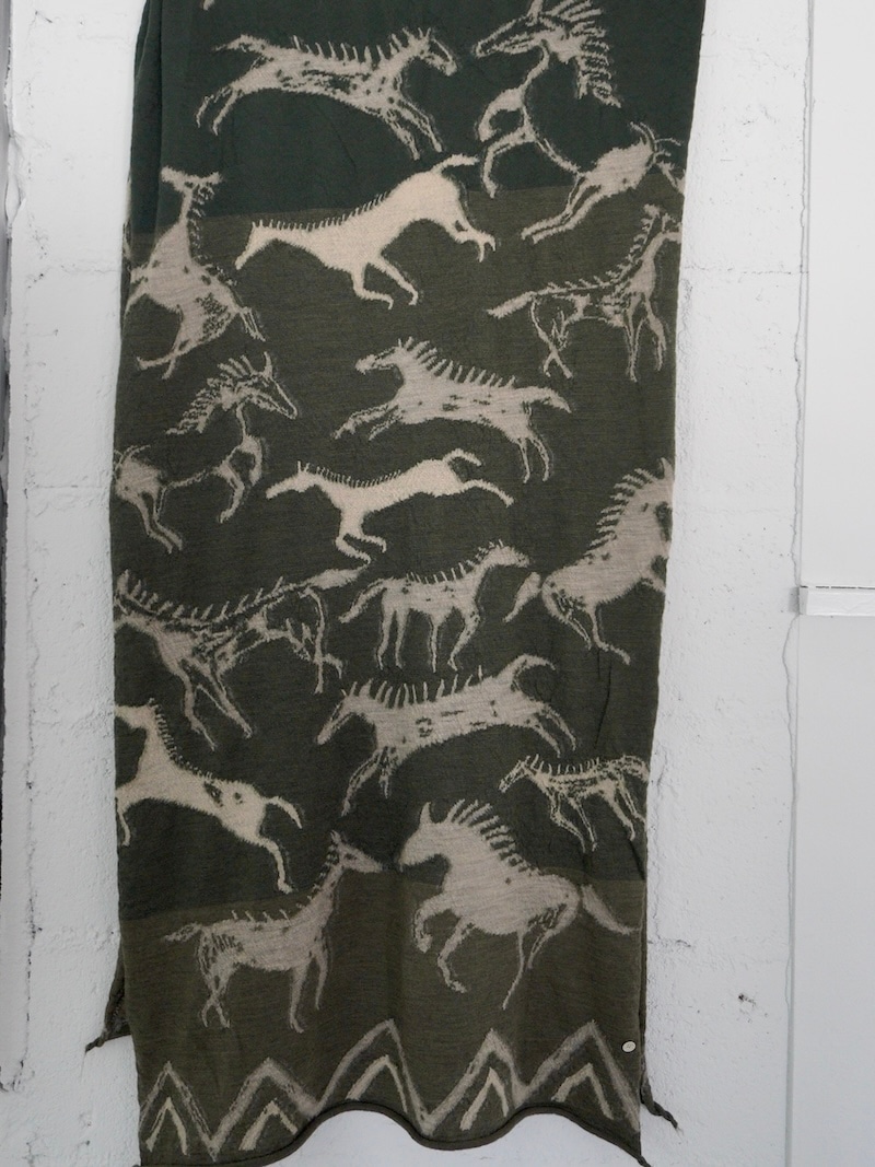 KAPITAL(キャピタル) / 縮絨ウール インディアンペインティング