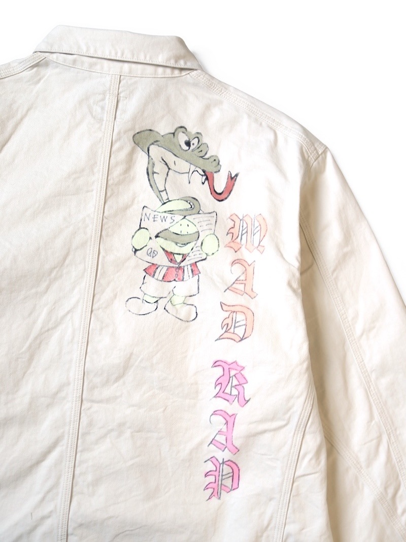 美品キャピタルkapitalジャケットギャザーカーキサイズ0 KAPITAL (キャピタル) 25SS Sheer Pearl Mosquito Guard