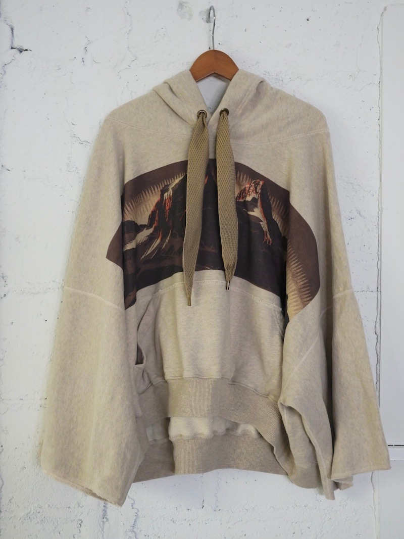 KAPITAL(キャピタル) / 裏毛 デビルフードパーカー(山脈pt) / TOP