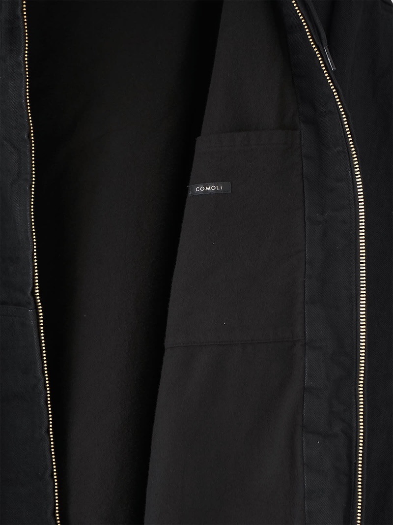 COMOLI(コモリ) / ブラックデニム ジップパーカ 25AW | 商品一覧