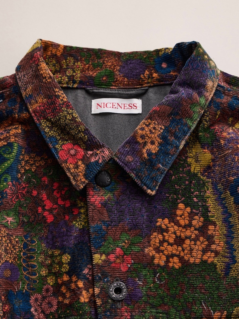NICENESS(ナイスネス) / P.STERLING / P.スターリング (グラフィカルパターンコードトラッカー) / CHARCOAL / 26AW