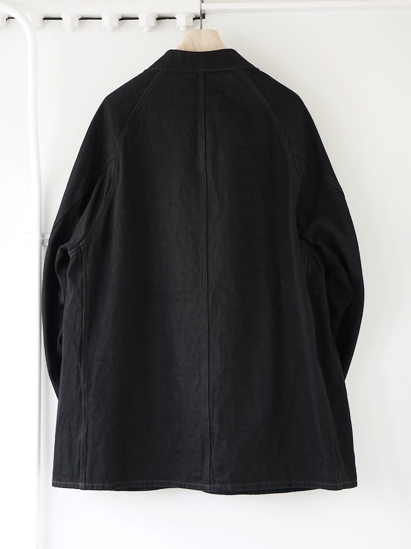 COMOLI(コモリ) / ブラックデニム ワークジャケット 25AW | 商品