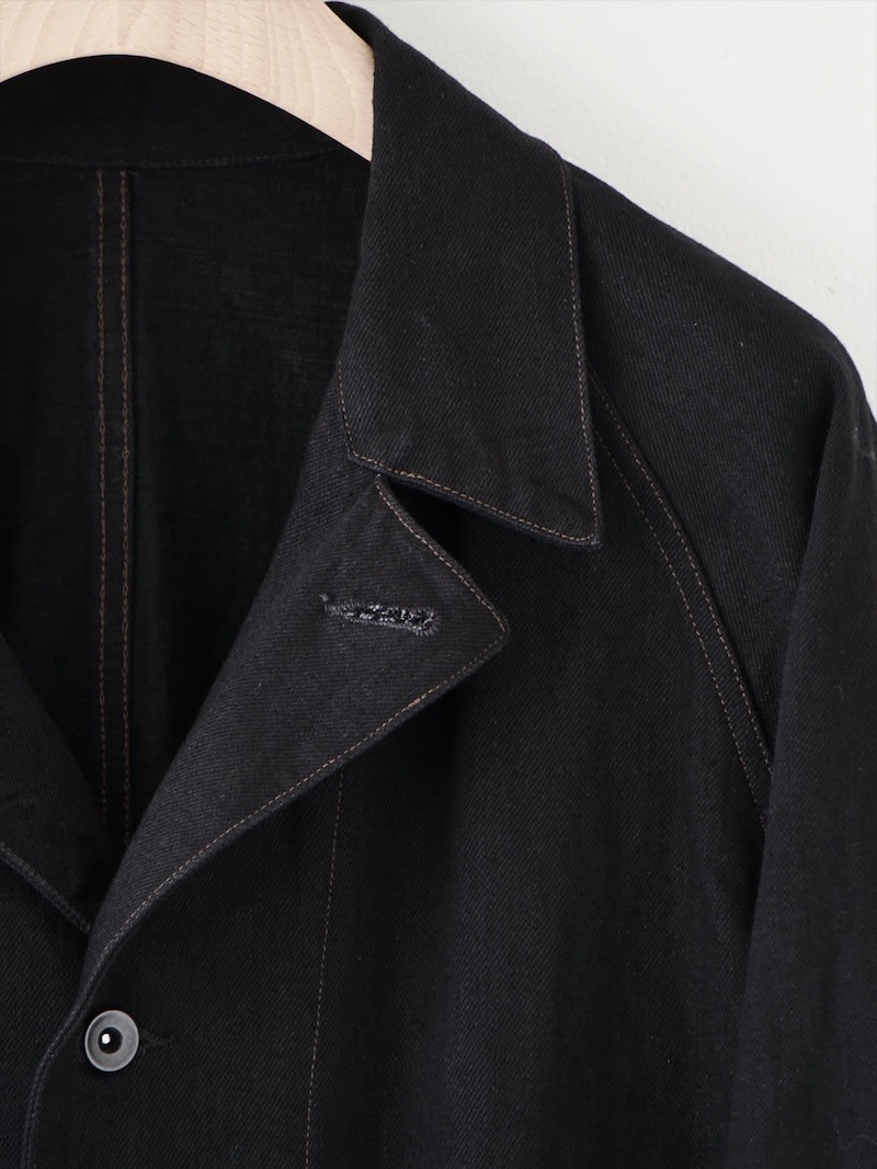COMOLI(コモリ) / ブラックデニム ワークジャケット 25AW | 商品