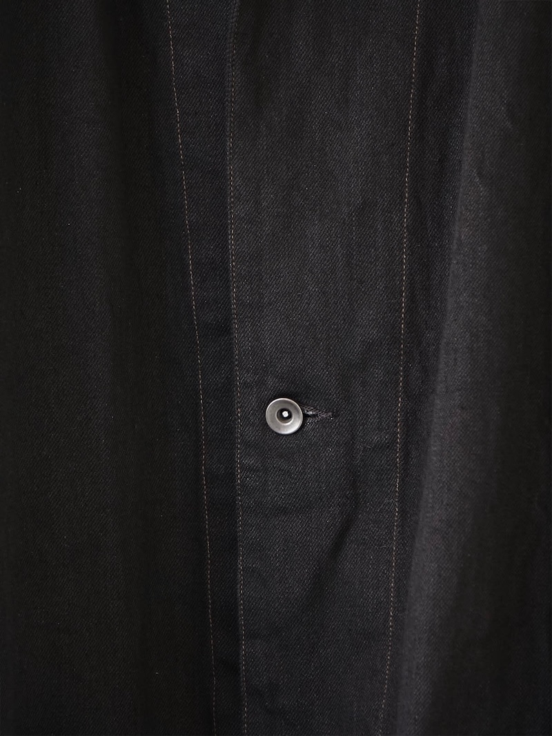 COMOLI デニム ワークジャケット 25AW COMOLI (コモリ) ブラックデニム ワークジャケット