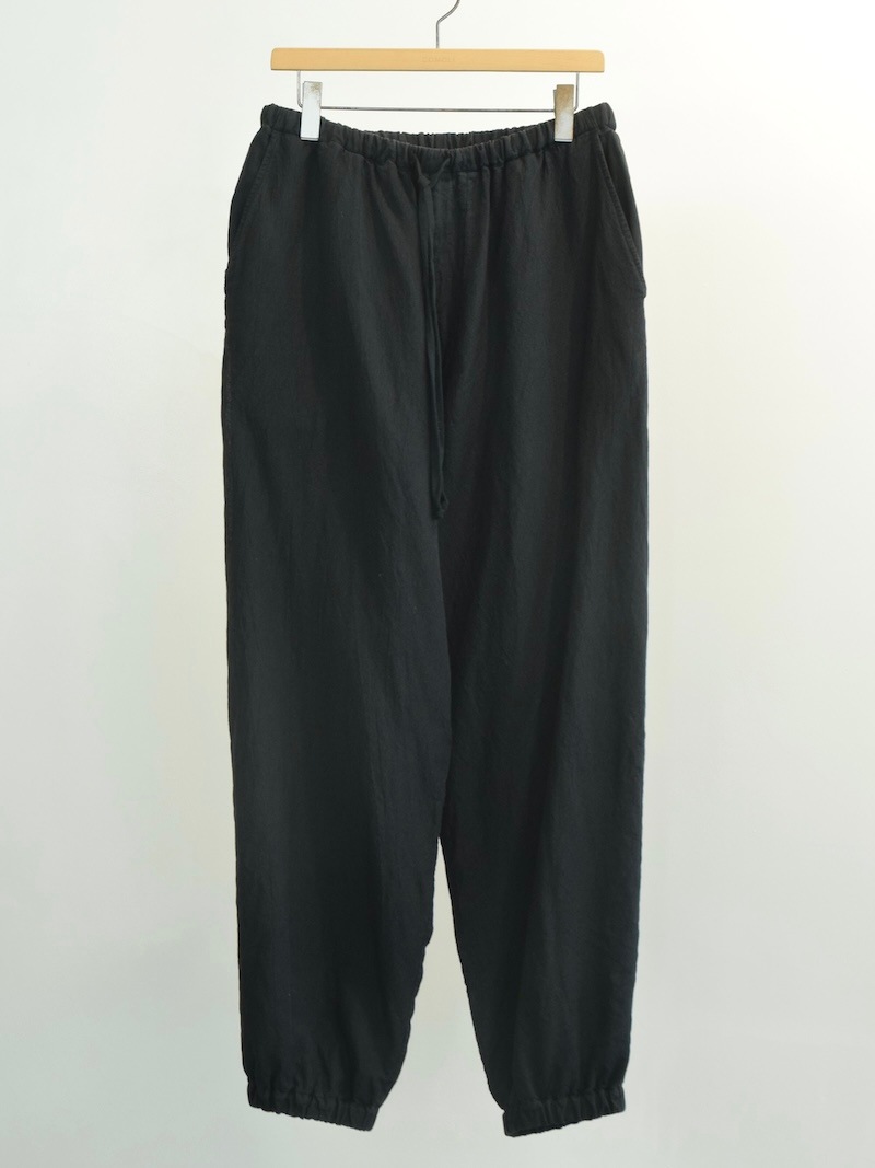 COMOLI(コモリ) / シルクコットン ドローストリングパンツ 26SS