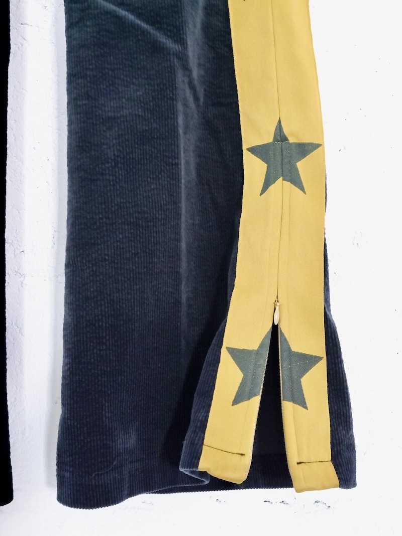 KAPITAL(キャピタル) / 11Wストレッチコーデュロイ トラックパンツ / ブラック / 25AW