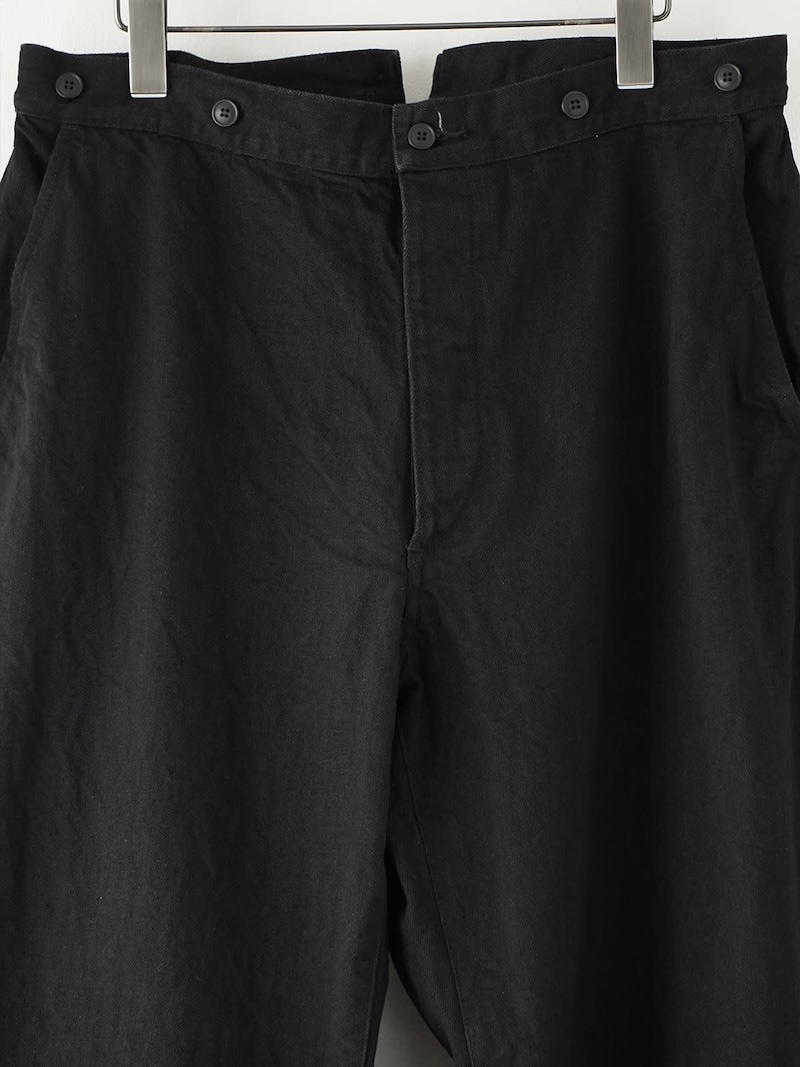 COMOLI(コモリ) / ブラックデニム オーバーパンツ 25AW | 商品