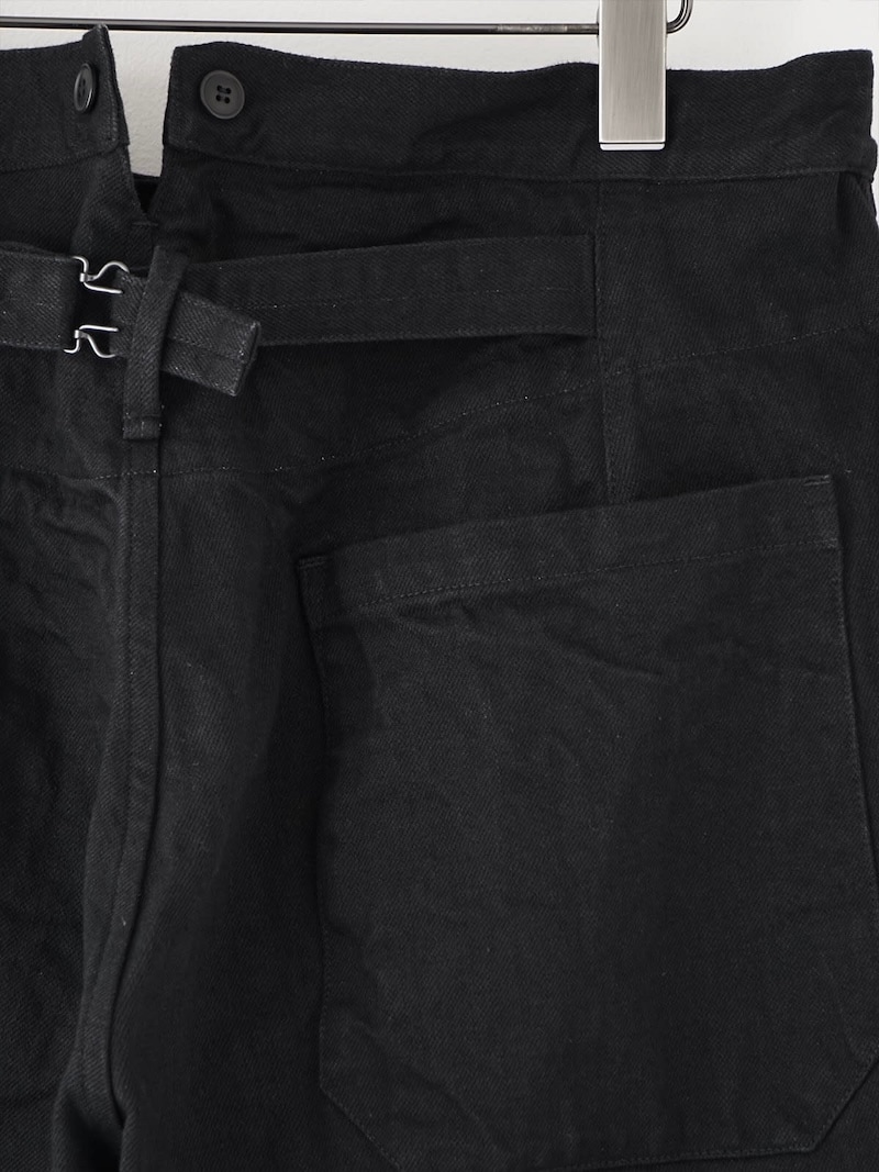 COMOLI(コモリ) / ブラックデニム オーバーパンツ 25AW | 商品