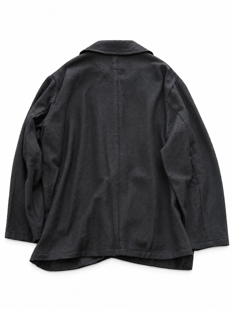 BLACKBIRD (ブラックバード) / toile half coat (charcoal) 26AW