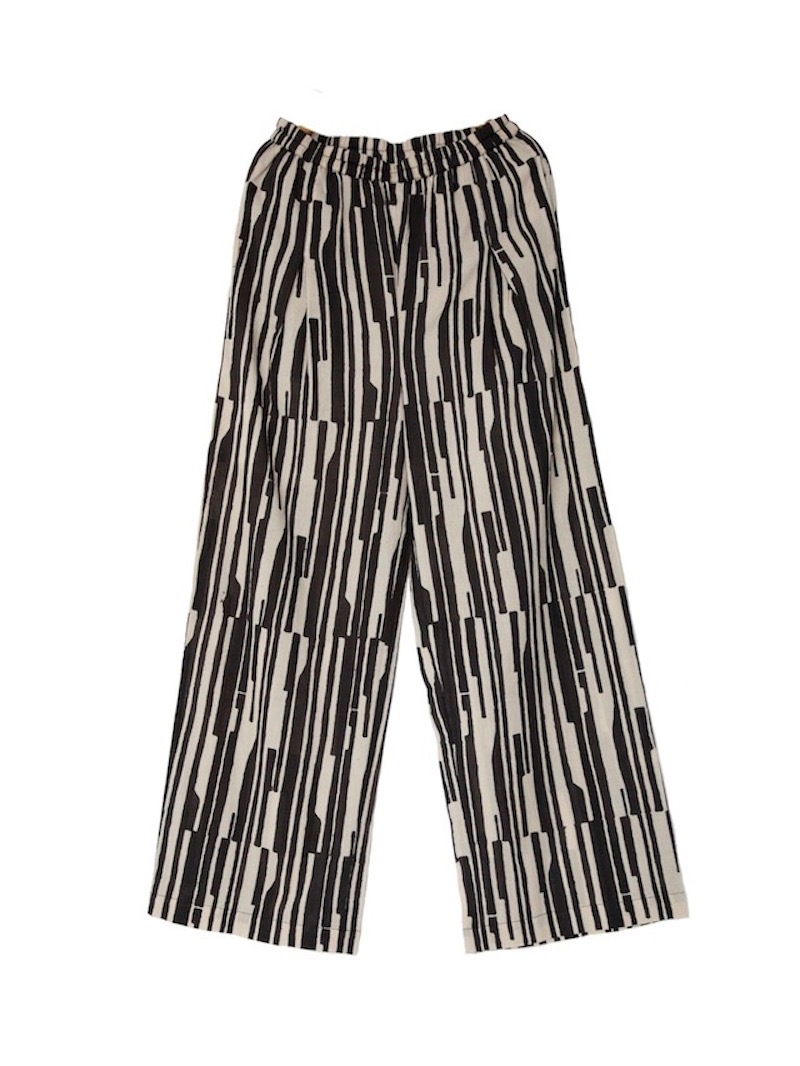 TADO (タド) / RACHANA PANTS (BLACK×NATURAL) 25SS