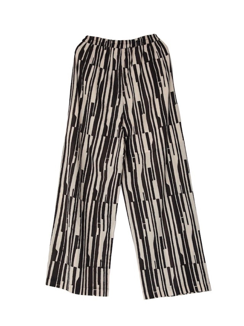TADO (タド) / RACHANA PANTS (BLACK×NATURAL) 25SS