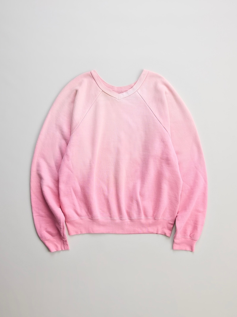 NICENESS(ナイスネス) / NAJA / ナジャ (ディストレスト スウェットプルオーバーダブルフロント) / PINK / 26SS