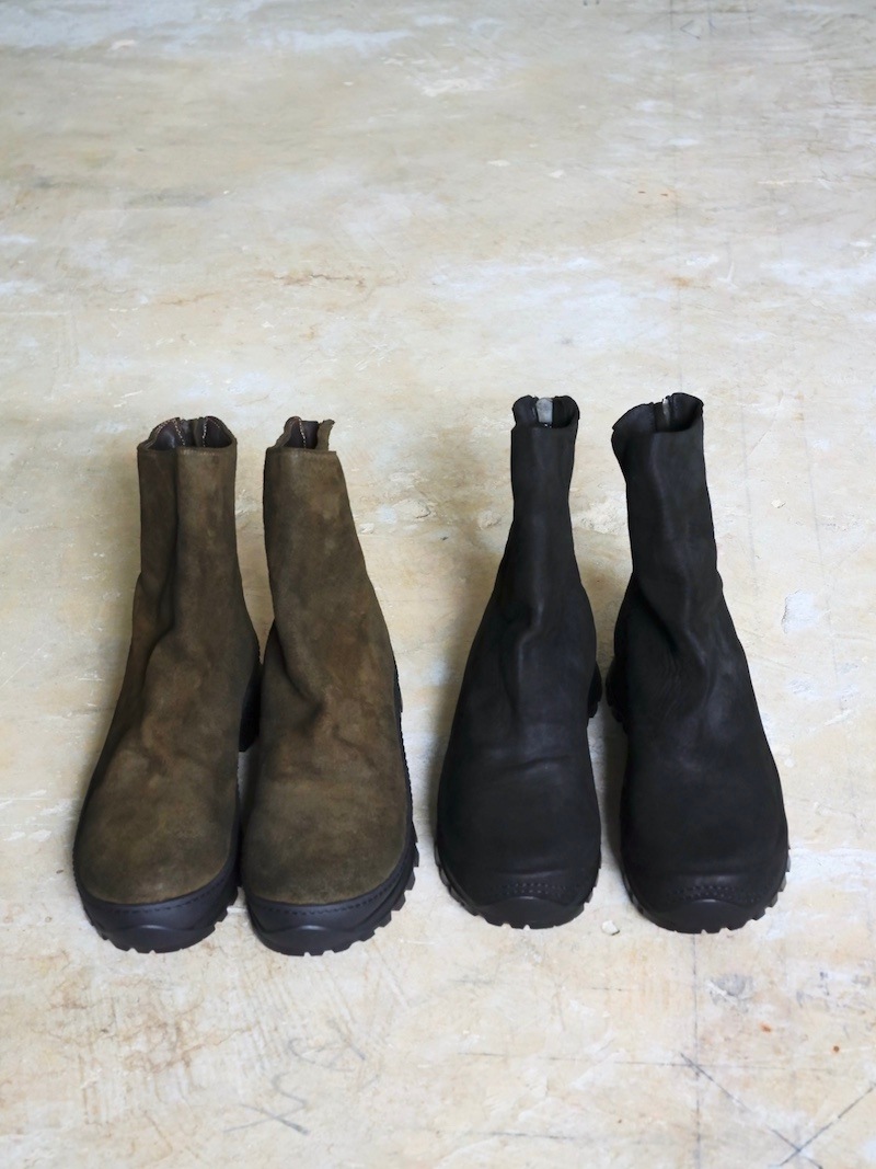COMOLI(コモリ) / GUIDI別注 VS バックジップブーツ / BLACK 25AW