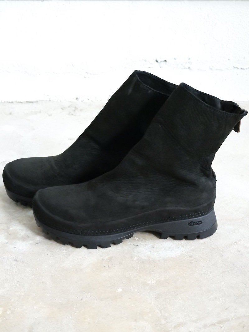COMOLI(コモリ) / GUIDI別注 VS バックジップブーツ / BLACK 25AW