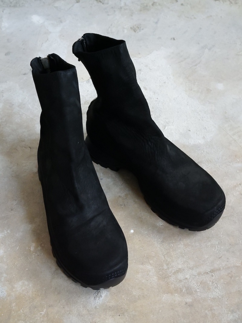 COMOLI(コモリ) / GUIDI別注 VS バックジップブーツ / BLACK 25AW