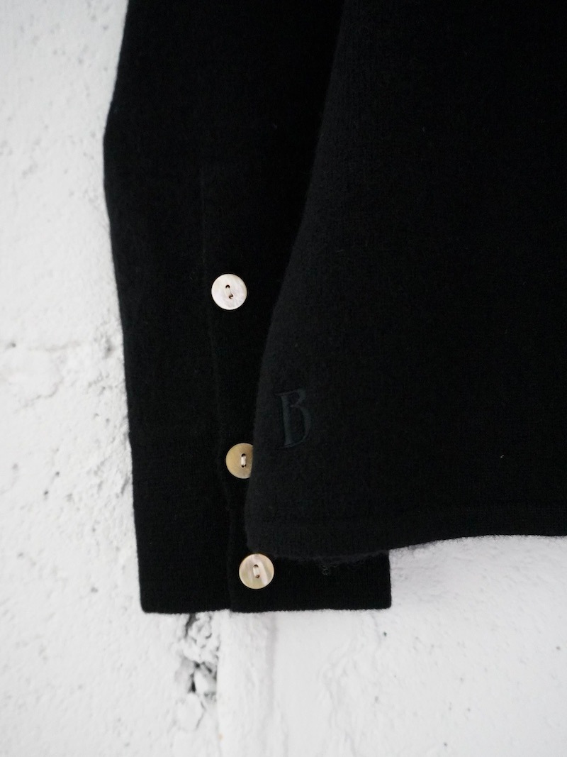 BISOWN (ビソウン) / CASHMERE KNIT SHIRTS CARDIGAN (WOMENS) / BLACK 25AW