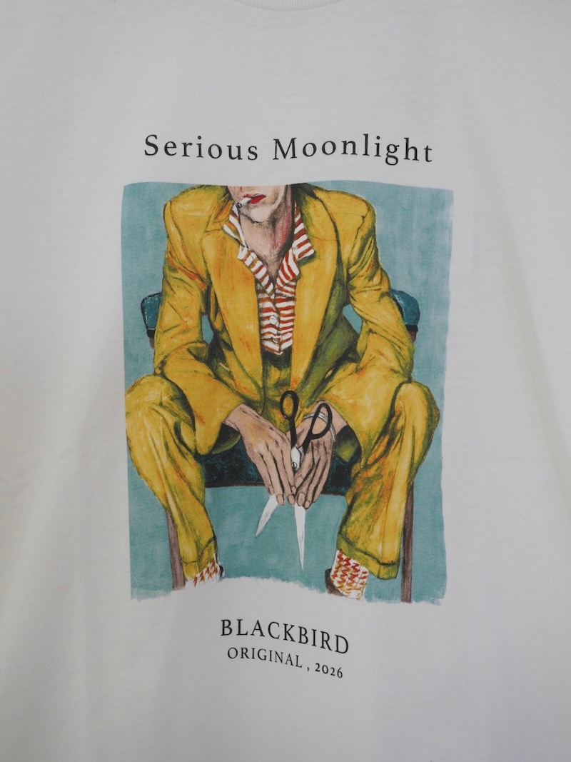 BLACKBIRD Tシャツ SHORT SLEEVE CUTSEWN 01 BLACKBIRD (ブラックバード) / short sleeve cut sewn 01 (white) 26SS