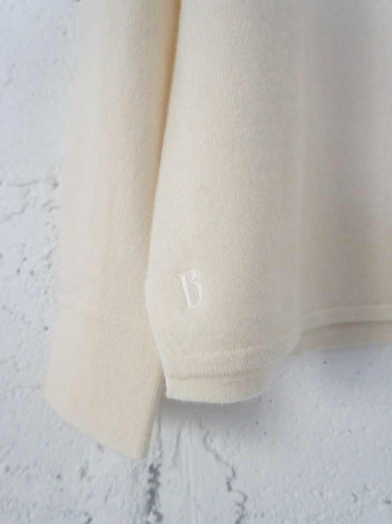 BISOWN (ビソウン) / CASHMERE KNIT SHIRTS CARDIGAN (WOMENS) / WHITE 25AW