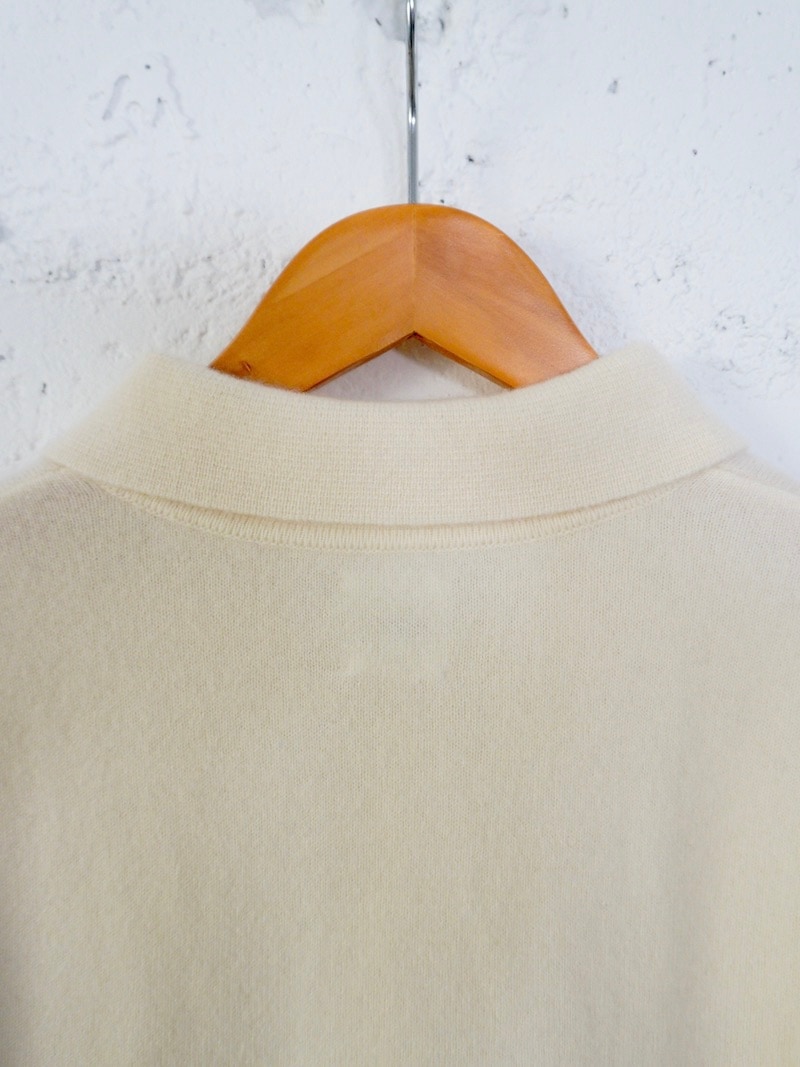BISOWN (ビソウン) / CASHMERE KNIT SHIRTS CARDIGAN (WOMENS) / WHITE 25AW