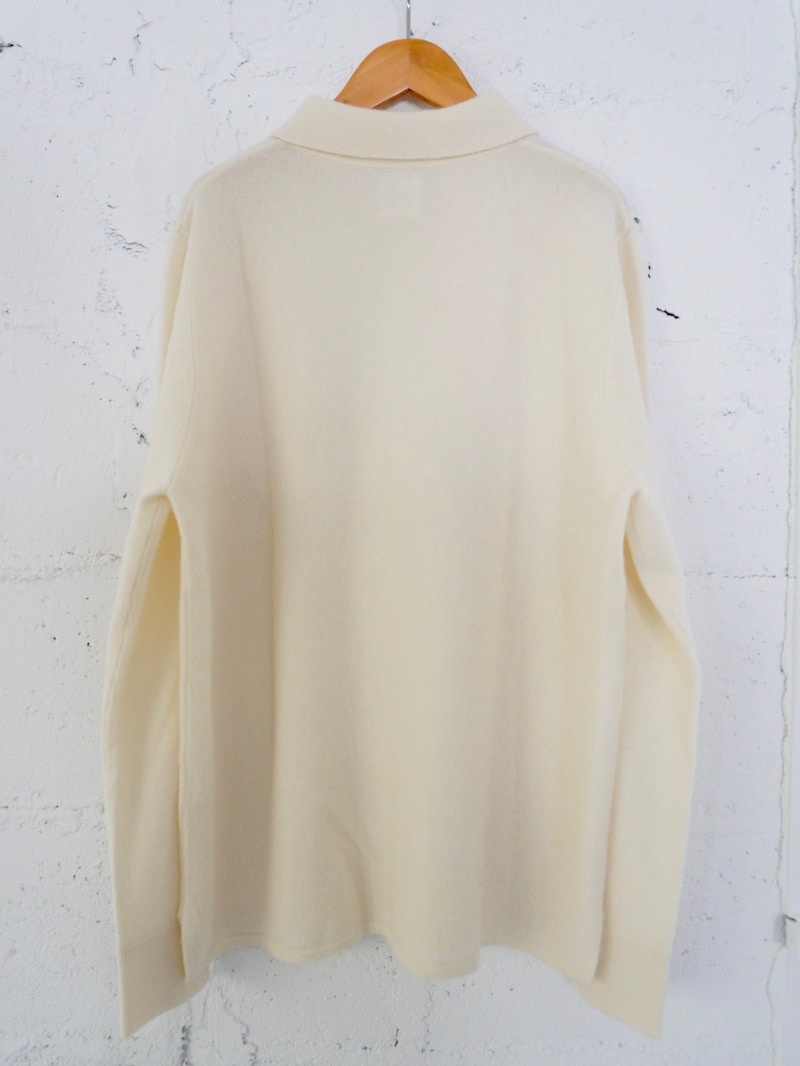 BISOWN (ビソウン) / CASHMERE KNIT SHIRTS CARDIGAN (WOMENS) / WHITE 25AW