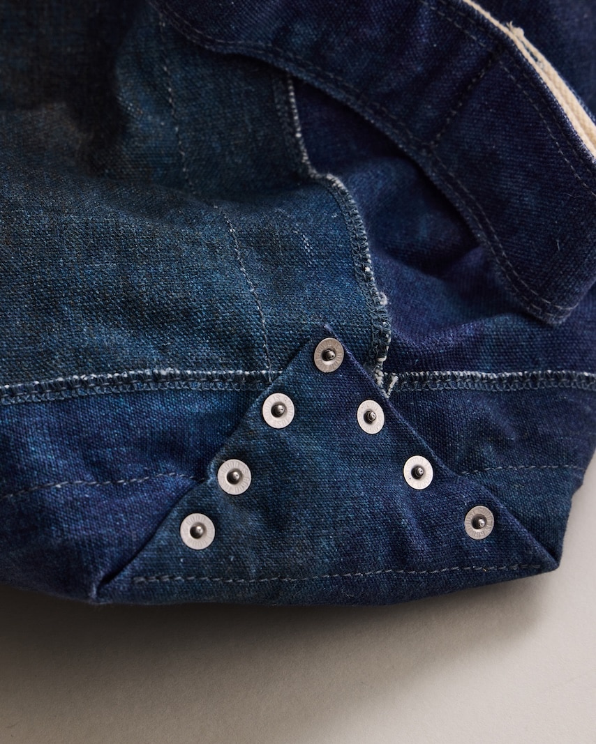 NICENESS(ナイスネス) / N.LESH / N.レッシュ (プリンテッドキャンバスNNショルダートートバッグ) / INDIGO / 26AW