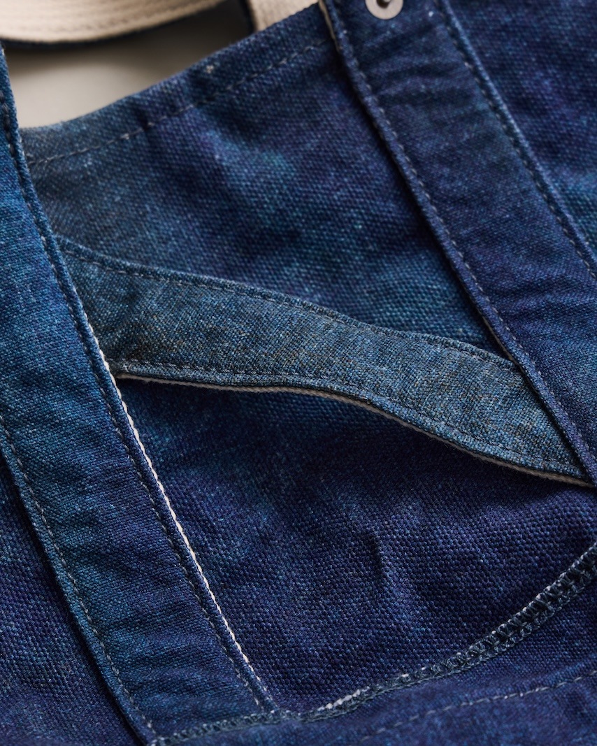 NICENESS(ナイスネス) / N.M.LESH / N.M.レッシュ (プリンテッドキャンバスNNショルダートートバッグ - ミニ) / INDIGO / 26AW