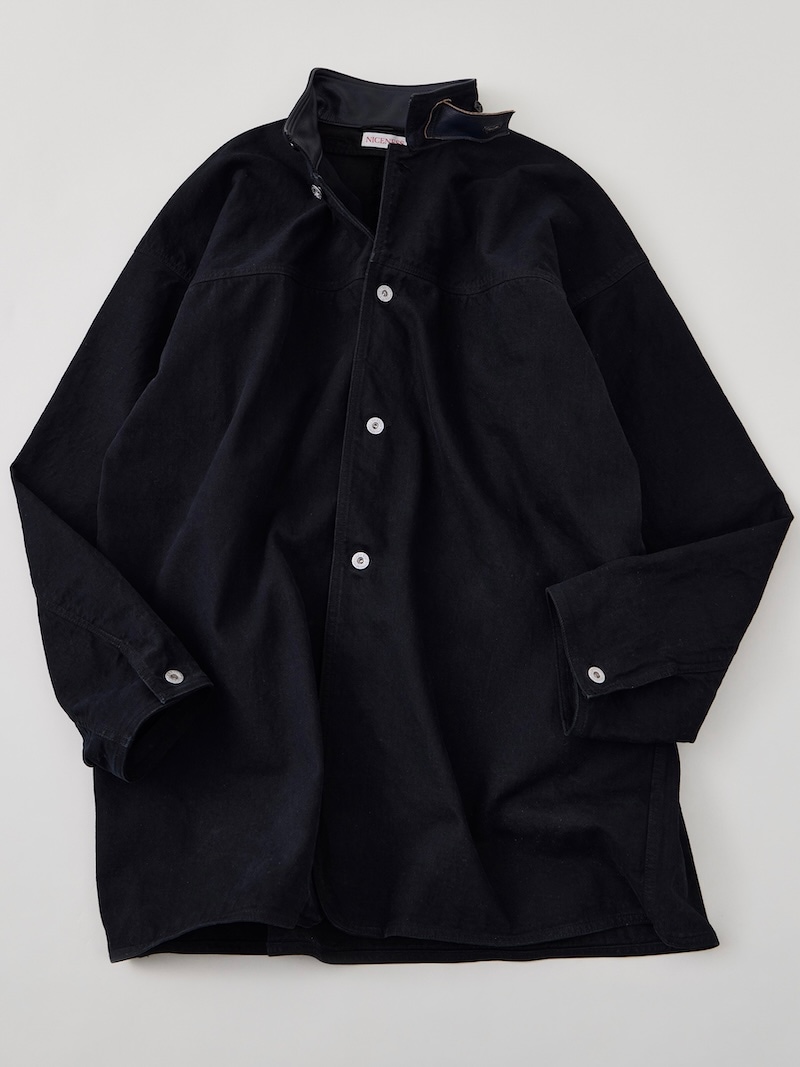 NICENESS D.VEDDER オーバーダイデニム チョアコート S NICENESS(ナイスネス) / D.VEDDER / D.ヴェダー ( オーバーダイ