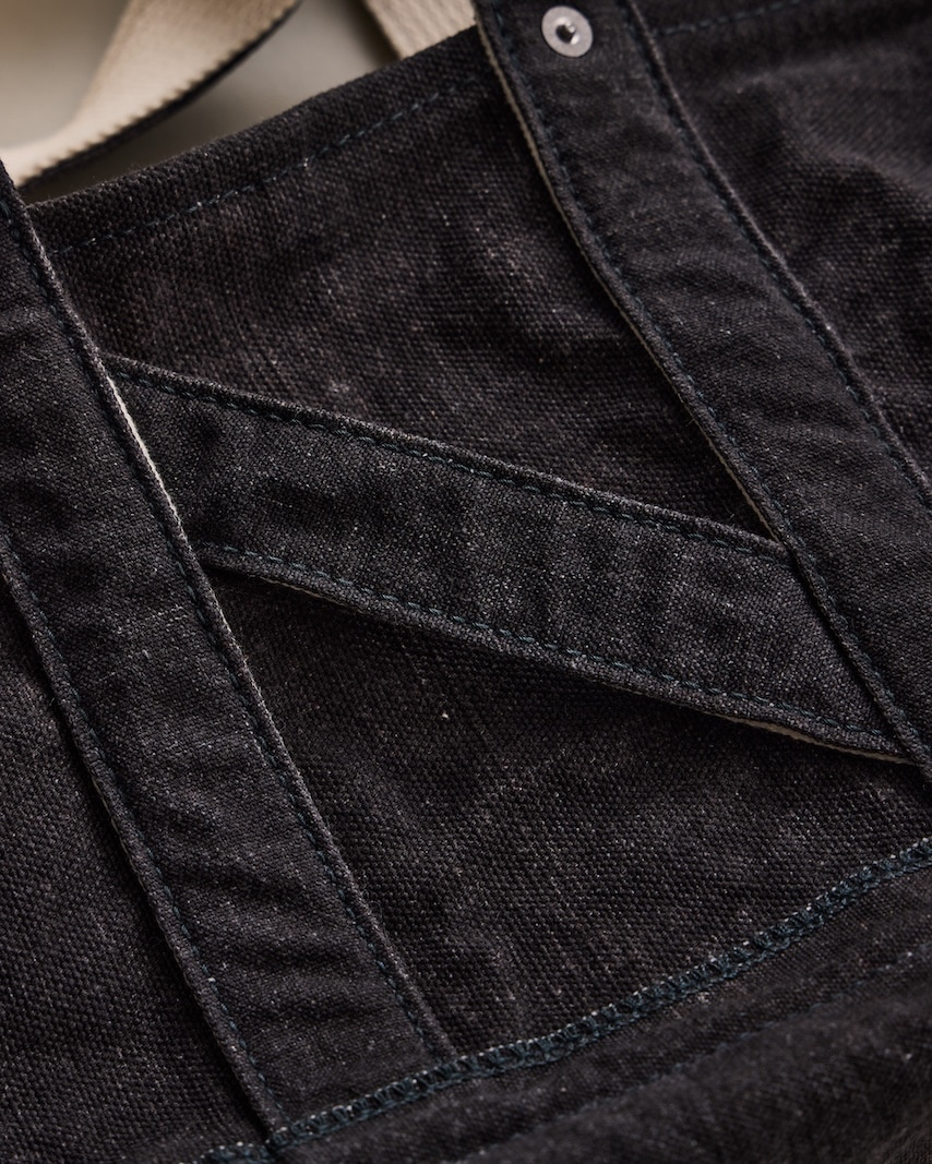 NICENESS(ナイスネス) / N.M.LESH / N.M.レッシュ (プリンテッドキャンバスNNショルダートートバッグ - ミニ) / BLACK / 26AW