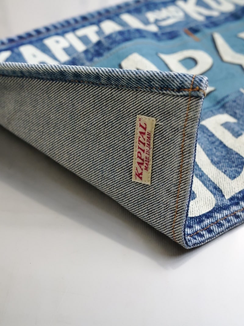 KAPITAL(キャピタル) / 13ozデニム ダメージドショートアドエプロン