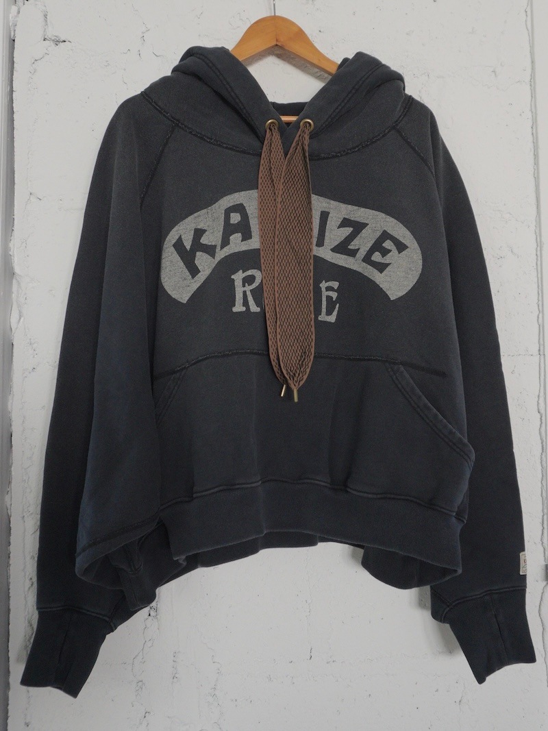 KAPITAL(キャピタル) / 裏毛 ラグランデビルフードパーカー(KAPSIZE RULEpt) / ブラック 25AW