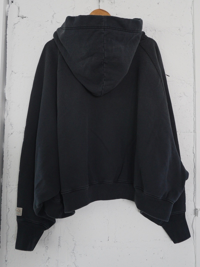 KAPITAL(キャピタル) / 裏毛 ラグランデビルフードパーカー(KAPSIZE RULEpt) / ブラック 25AW