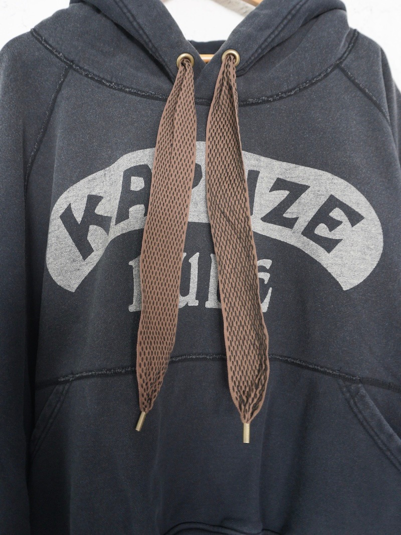 KAPITAL(キャピタル) / 裏毛 ラグランデビルフードパーカー(KAPSIZE RULEpt) / ブラック 25AW