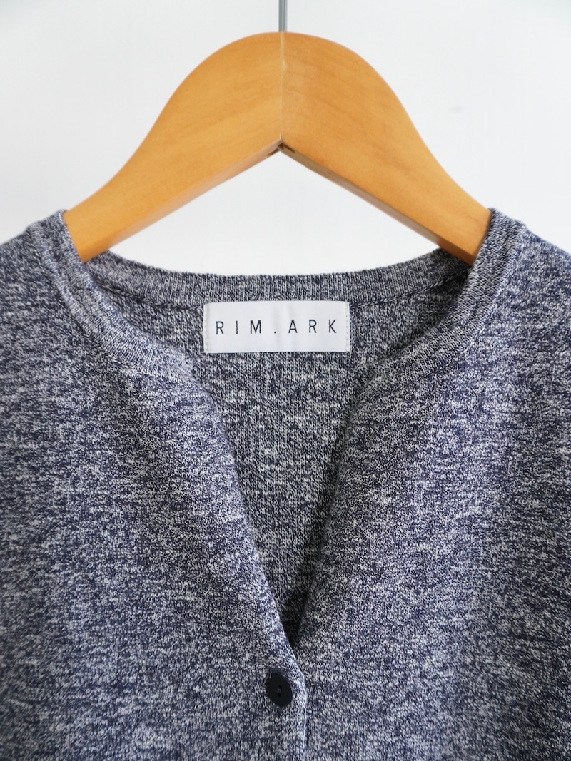美品 RIM.ARK リムアーク Mix yarn rib knit ネイビー RIM.ARK(リムアーク) / Mix yarn rib knit 25PF | 商品一覧
