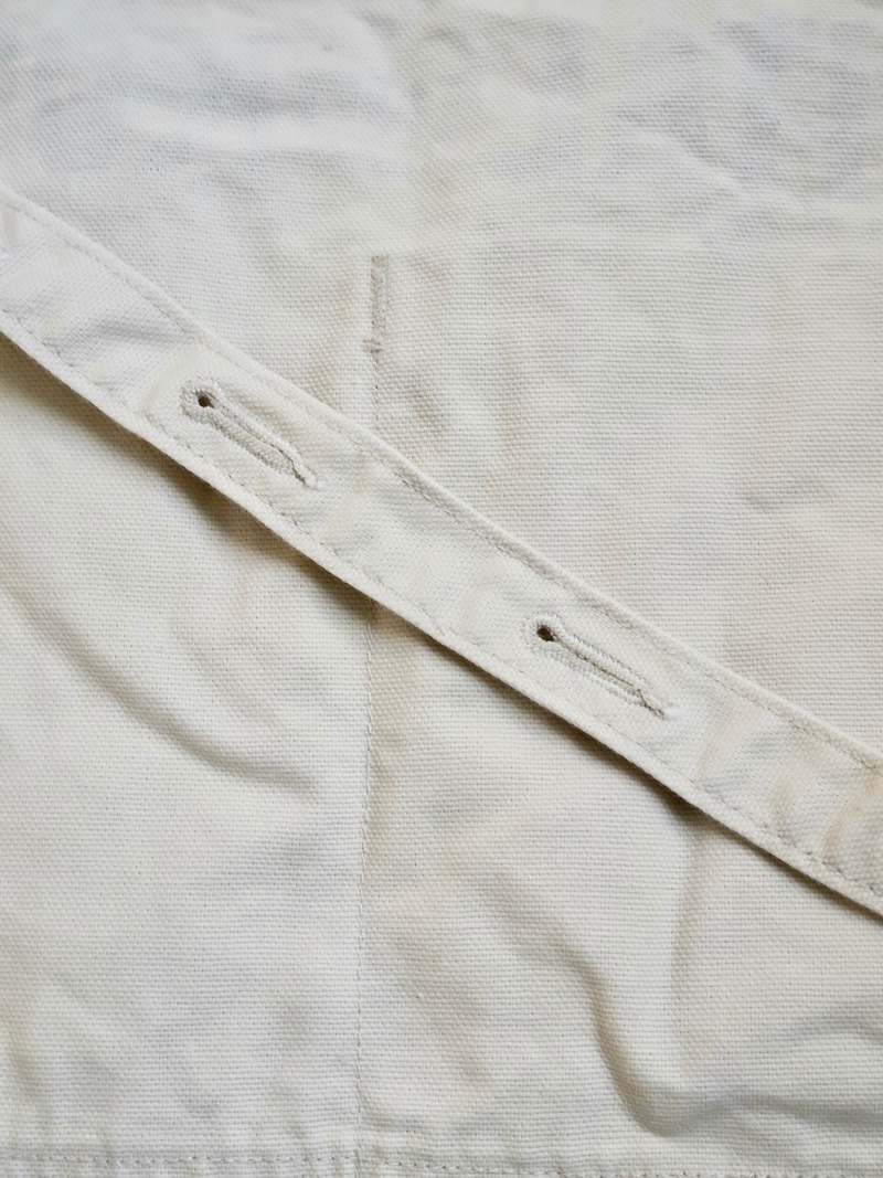 KAPITAL キャンパス　ショート　アド　エプロン KAPITAL(キャピタル) / キャンバス ショートアドエプロン