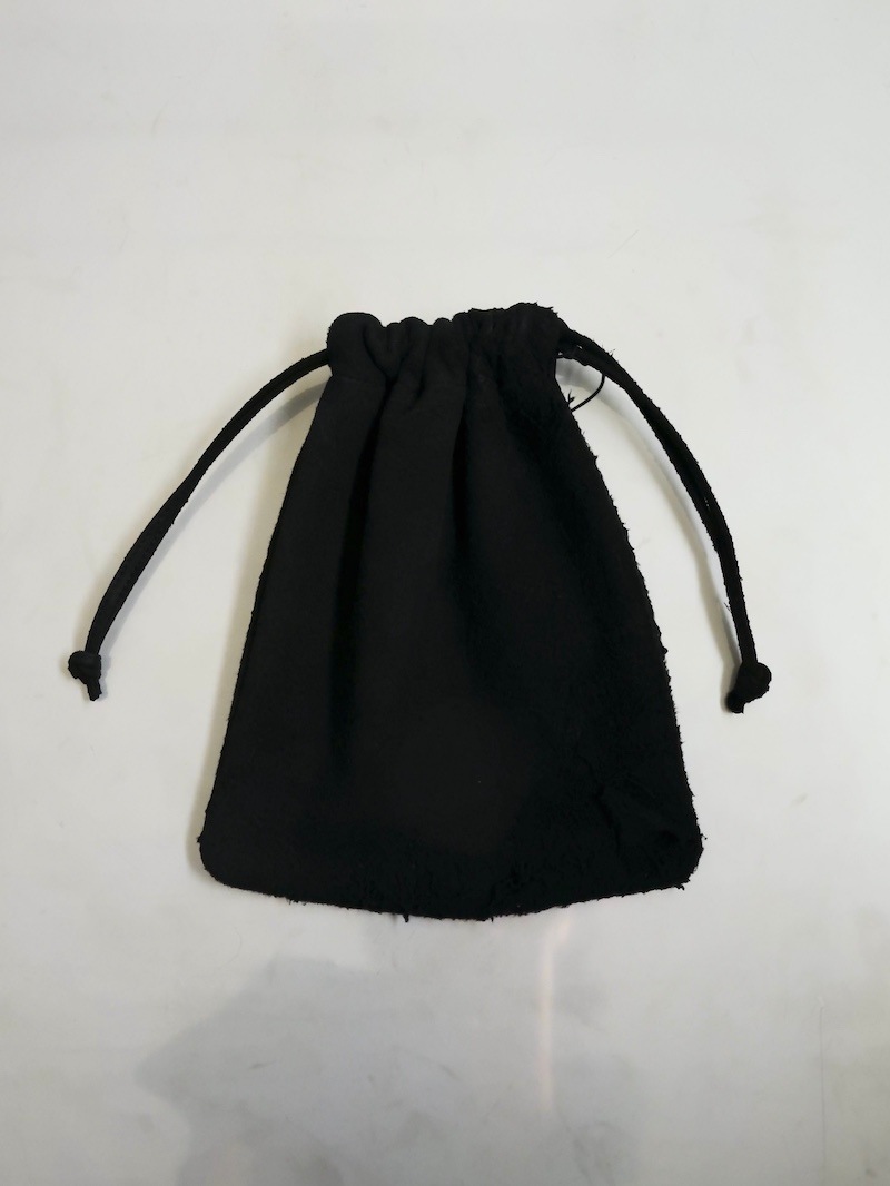 Aeta(アエタ) / DA122 BACK SIDE SKIN  DRAWSTRING POUCH : L 25AW