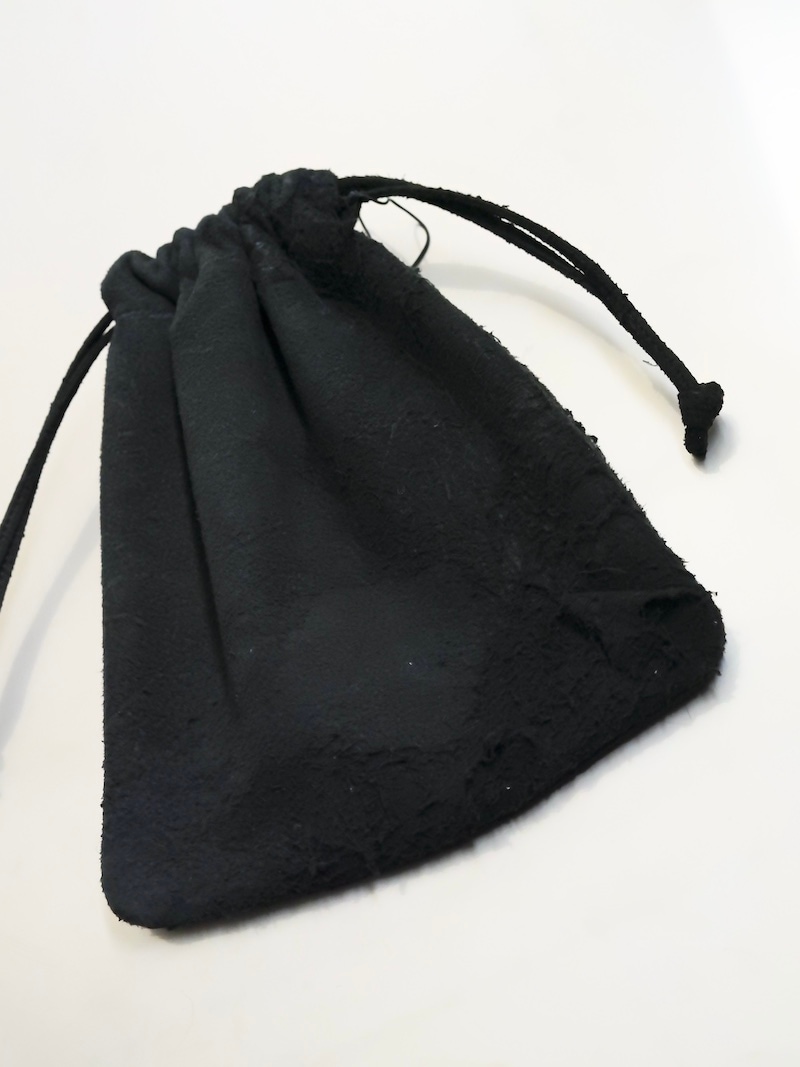Aeta(アエタ) / DA122 BACK SIDE SKIN  DRAWSTRING POUCH : L 25AW