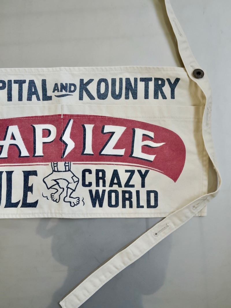 KAPITAL(キャピタル) / キャンバス ショートアドエプロン(KAPSIZE