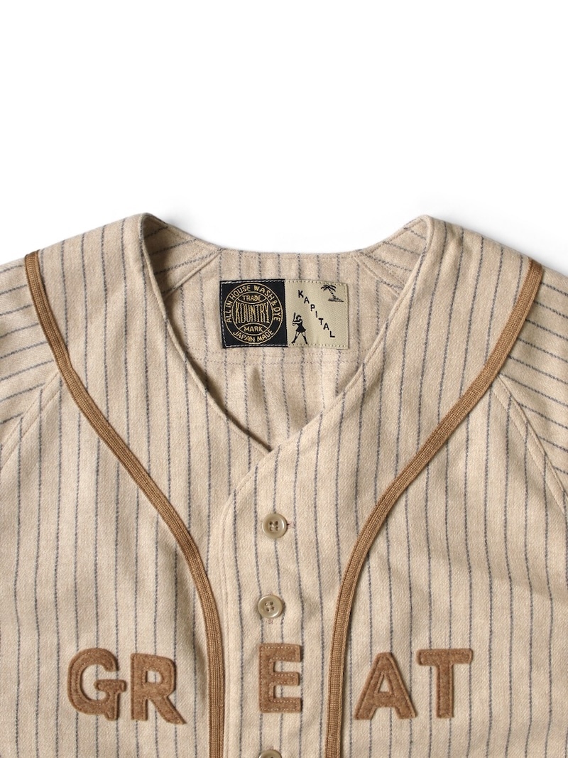 KAPITAL(キャピタル) / ウールストライプ(細) GREAT WOMEN ベース