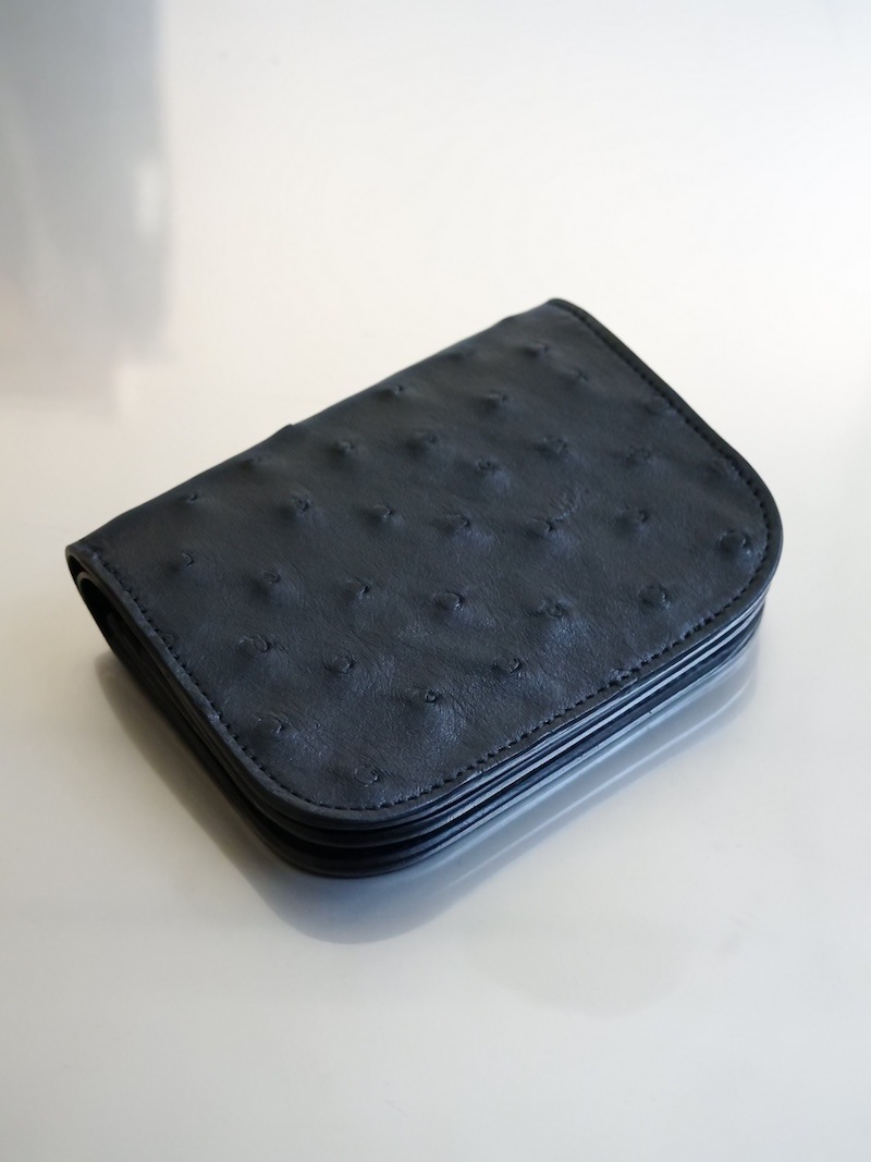BISOWN (ビソウン) / BOAT WALLET OSTRICH (BLACK) 26SS | 商品一覧