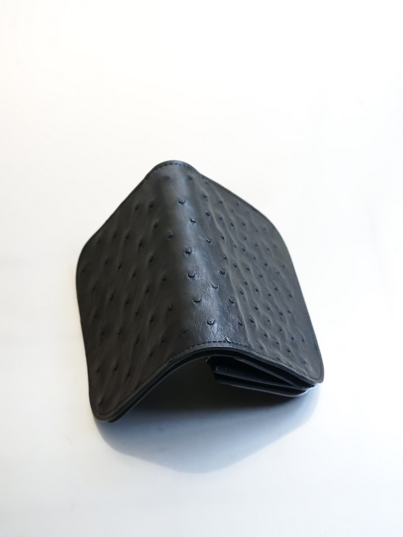 BISOWN (ビソウン) / BOAT WALLET OSTRICH (BLACK) 26SS | 商品一覧