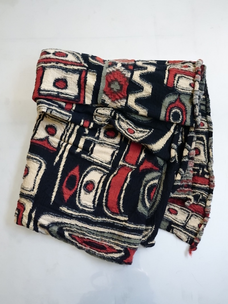 KAPITAL(キャピタル) / 縮絨ウール Alaska-Ravenブランケット