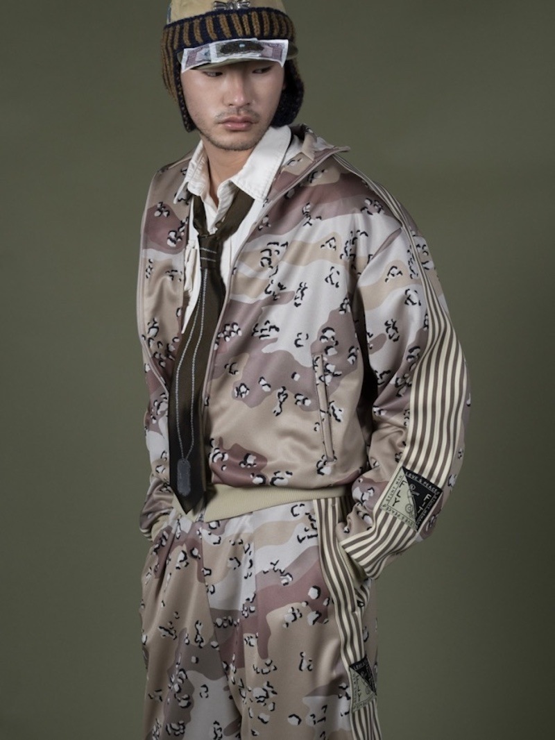 KAPITAL(キャピタル) / スムースジャージー チョコチップ迷彩柄