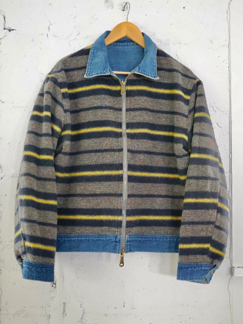 KAPITAL(キャピタル) / 11.5ozデニム ライニング リバーシブルZIP UP