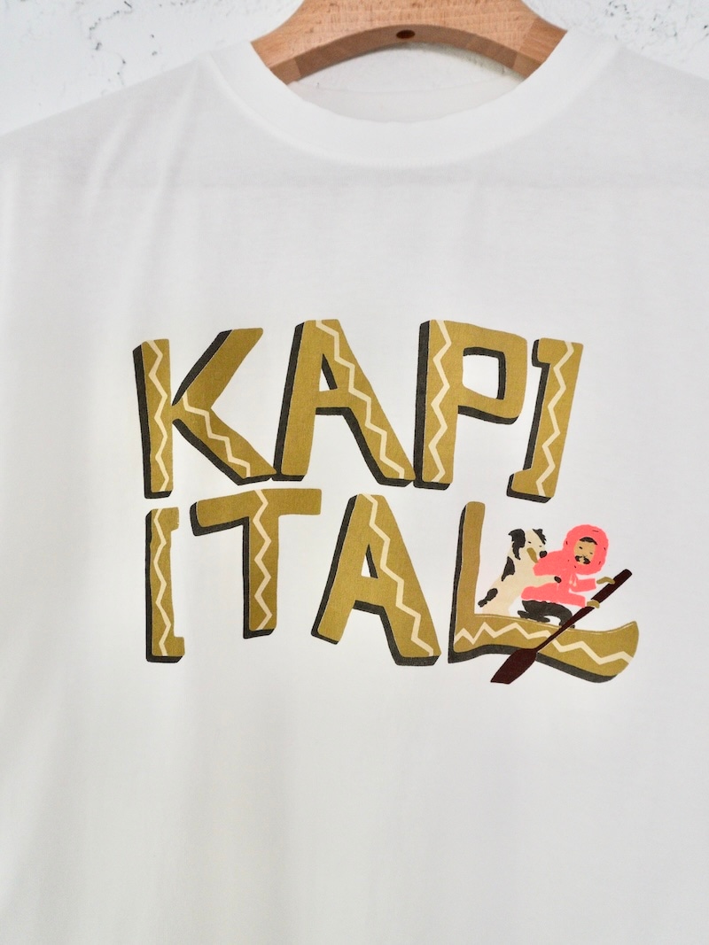KAPITAL(キャピタル) / 20/-天竺 クルーT(カヌーKAPITALpt) / イエロー