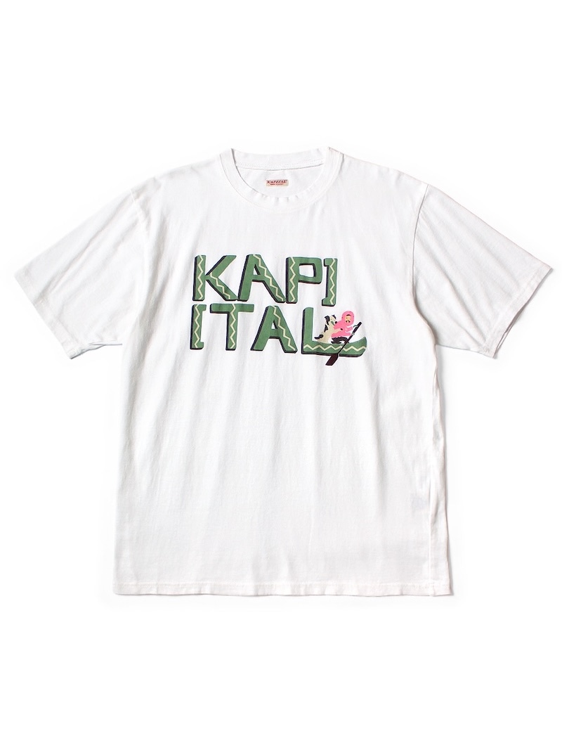 KAPITAL(キャピタル) / 20/-天竺 クルーT(カヌーKAPITALpt) / グリーン 25AW