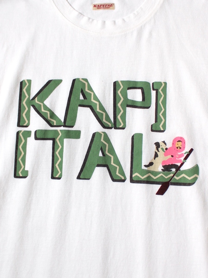 KAPITAL(キャピタル) / 20/-天竺 クルーT(カヌーKAPITALpt) / グリーン