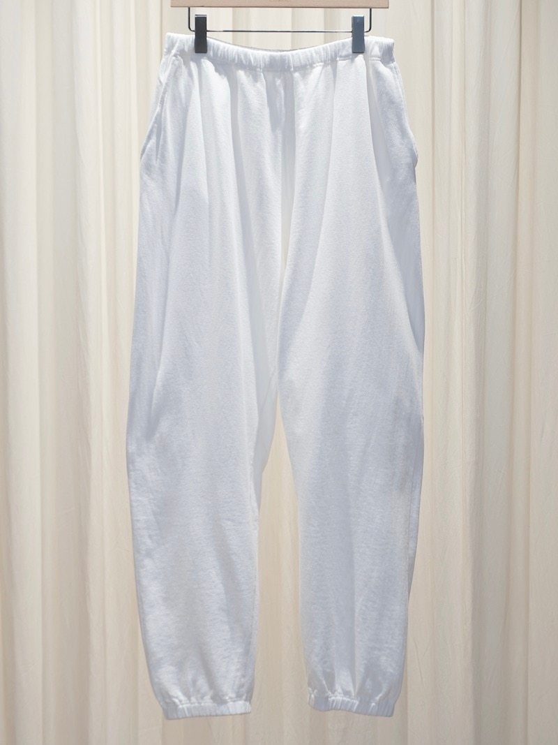 COMOLI(コモリ) / LWコットン裏毛 パンツ / WHITE 25SS | 商品